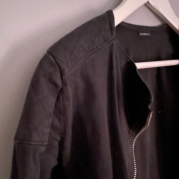 Black cloth zip jacket - Picture 4 of 4